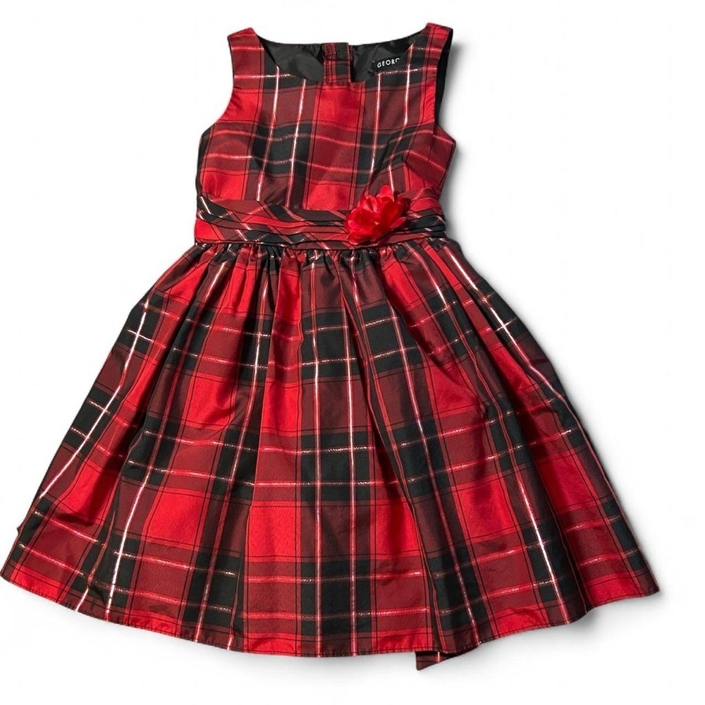 Adorable Holiday Plaid Party Dress ❤️🖤 | Size 7